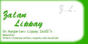 zalan lippay business card